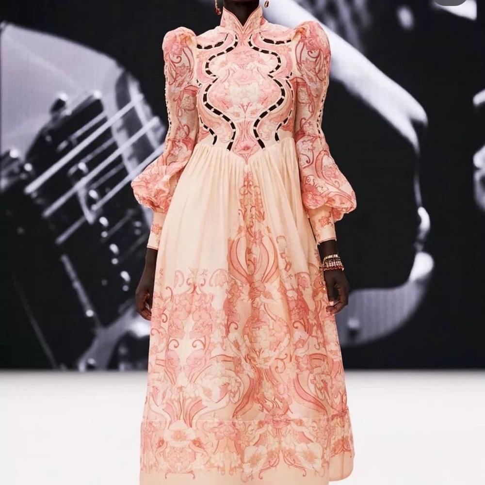 NWT Zimmermann concert midi dress - Picture 2 of 6